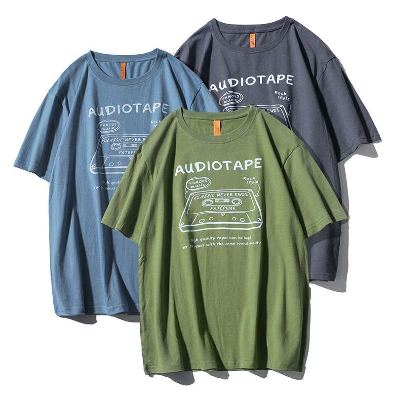 Vintage Collectible Clothing - Amerikanisches Retro-Alphabet-Kurzarm-T-Shirt, Unisex Vintage-Stil Kleidung, Frühlingskollektion,