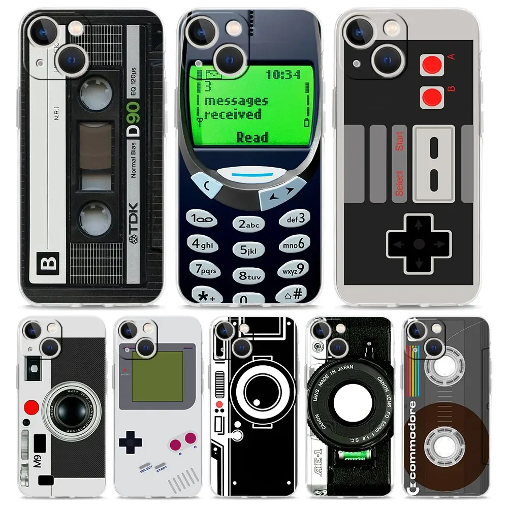 Vintage Game Collection - Vintage Kassettenkamera Gameboy Handyhülle für Samsung