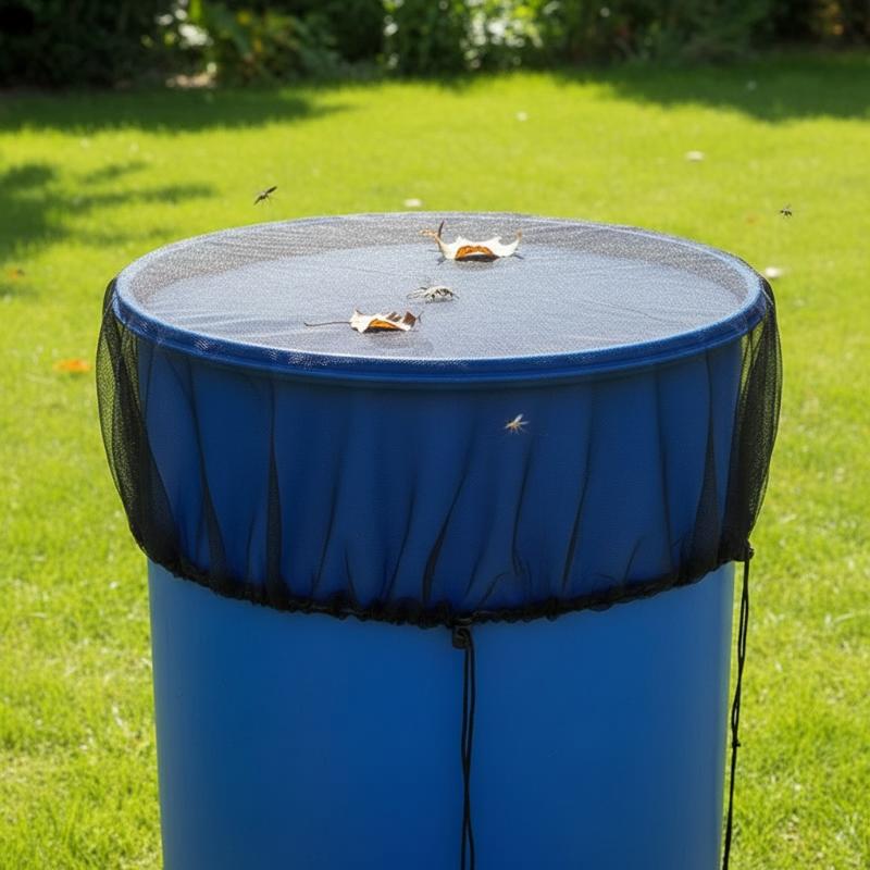 Vintage Collectibles Store - 80 cm große Outdoor-Netzabdeckung für Regeneimer,