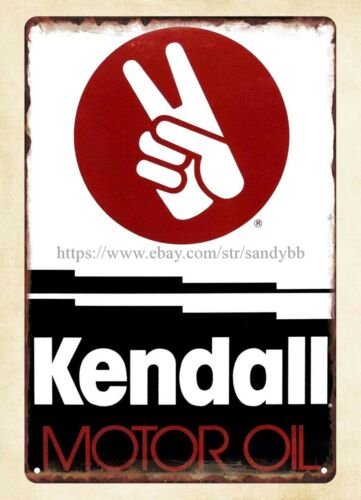 Vintage Collectibles Store - Kendall Motor Oil Metallschilder bieten Vintage-Sammlerstücke