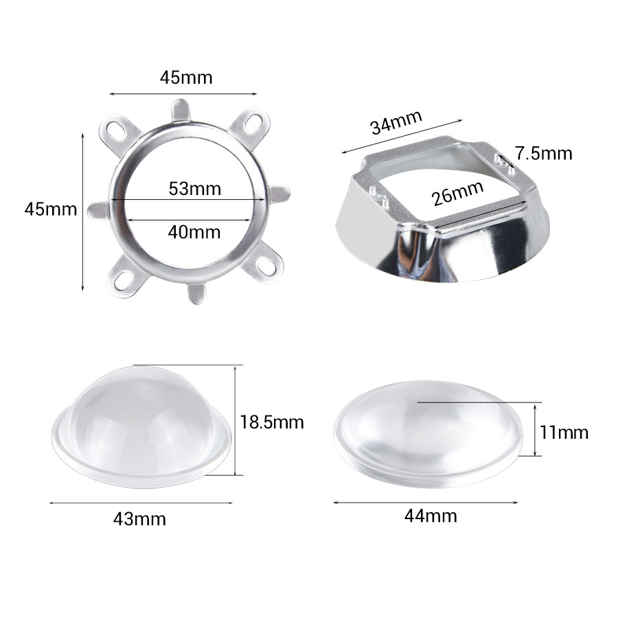 1 Set 44 mm LED-Linse optische – Darkroom Enlarger Lens Bewertung und Preis