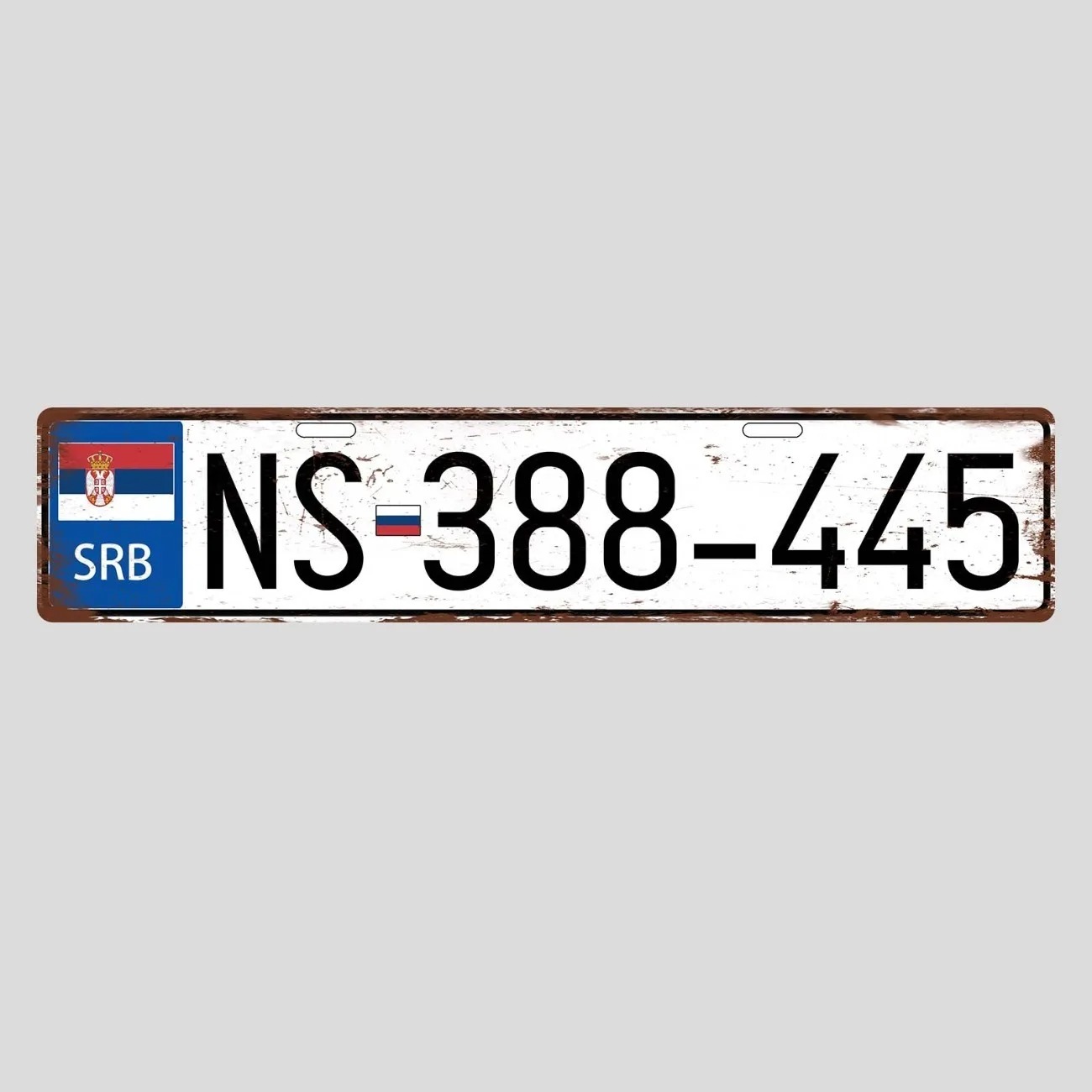 Anpassbares Retro-Nummernschil – Vintage Collectible Plates Bewertung und Preis