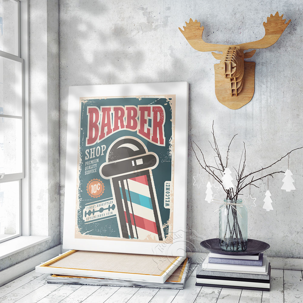 Barber Shop Vintage Art Collec – Vintage Collectible Shop Bewertung und Preis