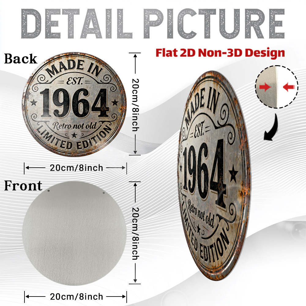 2D Flach, 1 Stück Vintage 1964 – Vintage Collectible Plates Bewertung und Preis